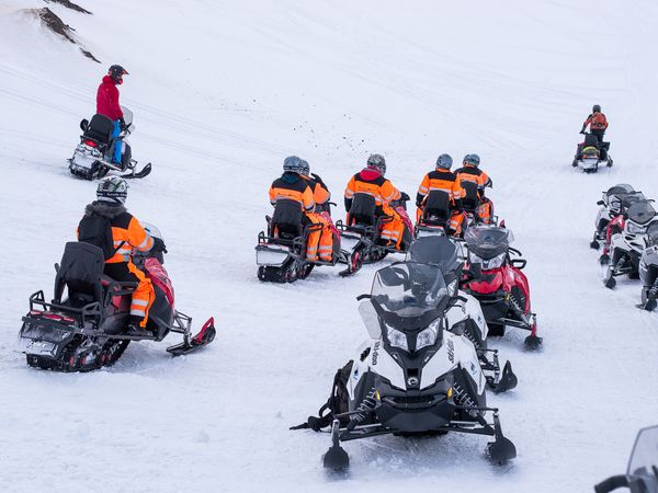 Snowmobiles & Ice Caves